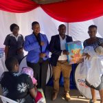 Mayor hands over baby layette hampers to Christmas babies