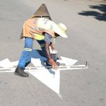 City of Masvingo Engineering Services Department intensifies road marking in the CBD
