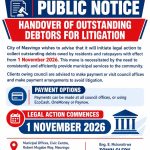 Notice to all residents, property owners, businesses, rate-payers, and stakeholders